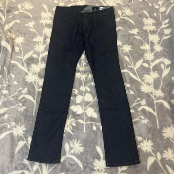 EUC Volcom Skinny Jeans - dark blue stretch Boys Sz 14 - Picture 6 of 11